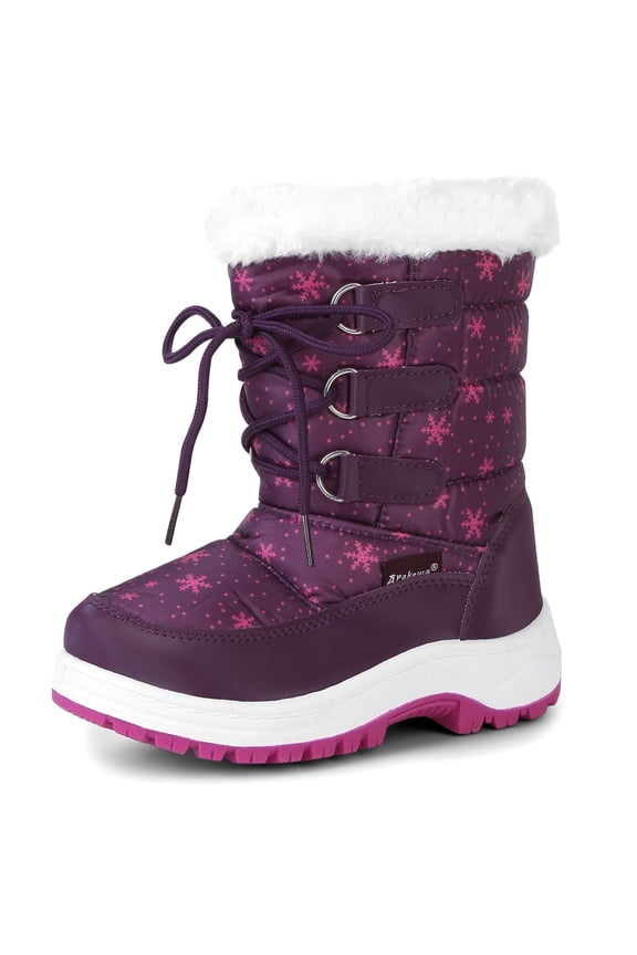 Kids Girls Boys Insulated Faux Fur Winter Warm Snow Boots (Toddler/Little Kid)