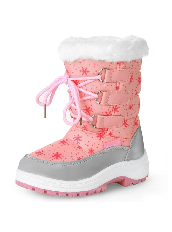 Kids Girls Boys Insulated Fur Winter Warm Snow Boots (Toddler/Little Kid)