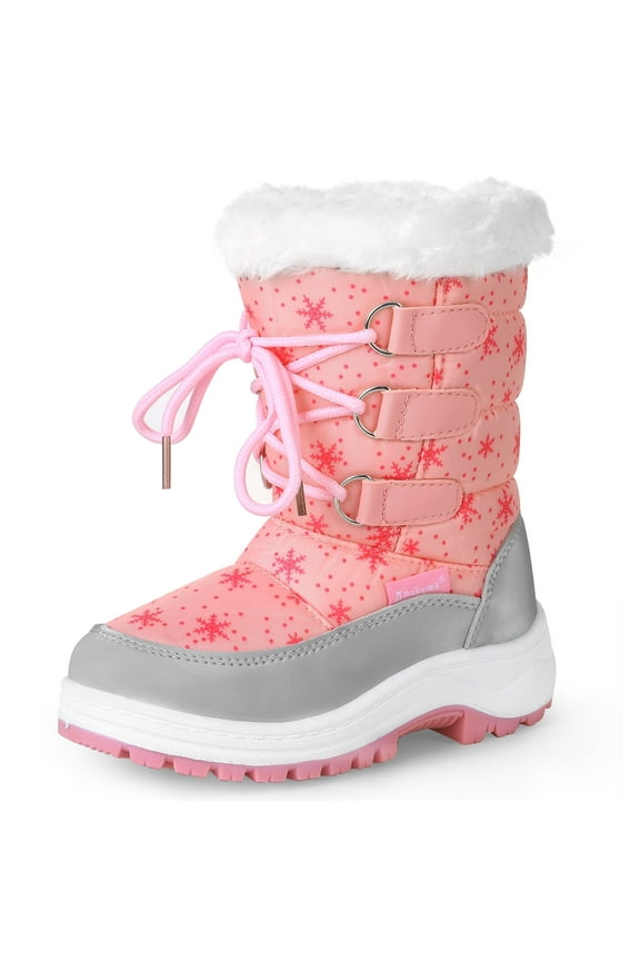 Kids Girls Boys Insulated Fur Winter Warm Snow Boots (Toddler/Little Kid)