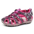 thumbnail image 1 of Apakowa Kids Girls Soft Sole Closed Toe Sandals Summer Shoes with Arch Support (Toddler/Little Kid), 1 of 8