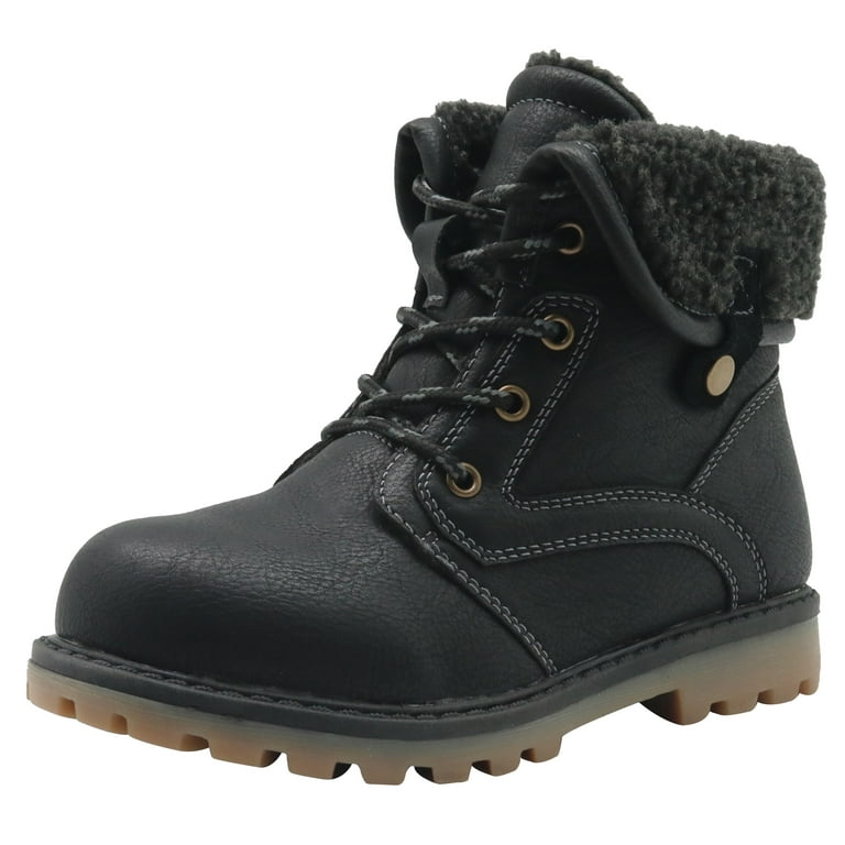Apakowa Boys Fall Boots Winter Boots Toddler Little Kid