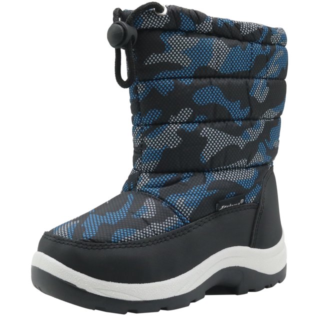 Apakowa New Kids Boys Cold Weather Snow Boots (Toddler/Little Kid