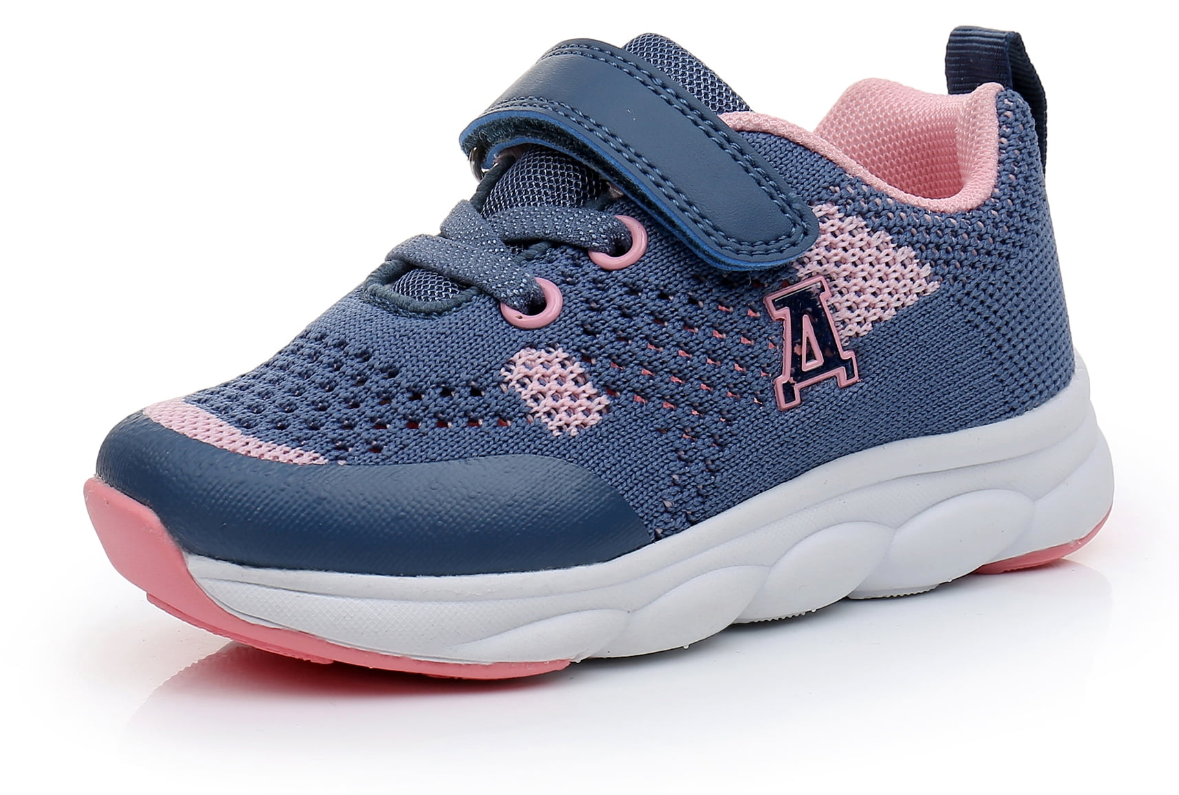 Apakowa Toddler Kid's Sneakers Boys Girls Hook and Loop Casual Running ...