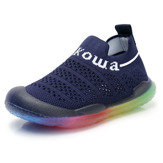 Apakowa Toddler Kid's Sneakers Boys Girls Slip On Casual Running Shoes