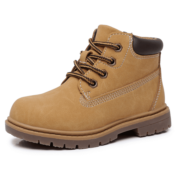 Apakowa Toddler & Little Kid Boys Girls Boots Fall Early Winter Work Boots with Side Zipper (Toddler/Little Kid)