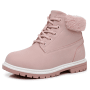 Apakowa Toddler & Little Kid Boys Girls Boots Fall Early Winter Work Boots with Side Zipper (Toddler/Little Kid)