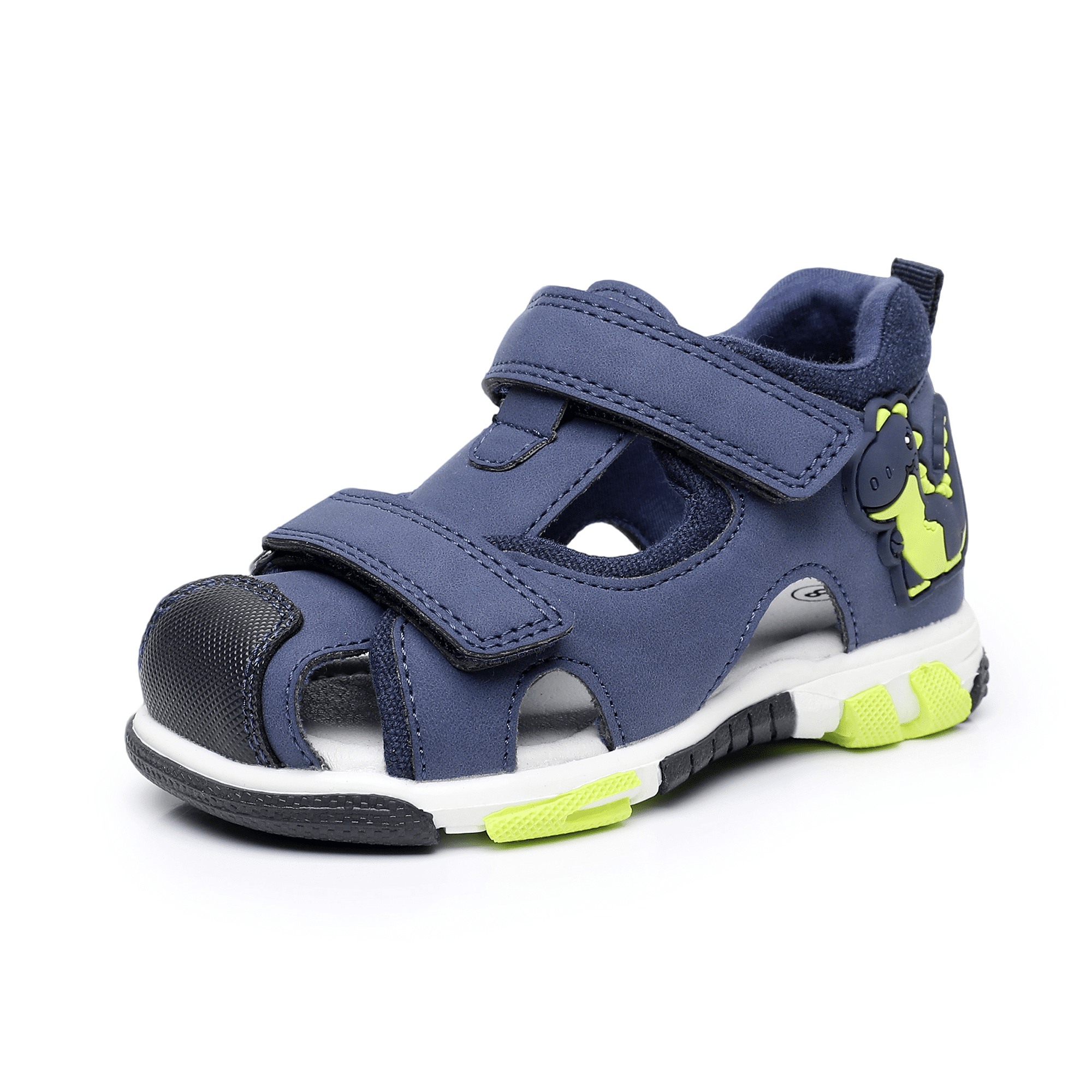 Toddler Sandals for Boys – Close Toe Kids Sandals with Hook & Loop Ages 9 Months – 5 Years