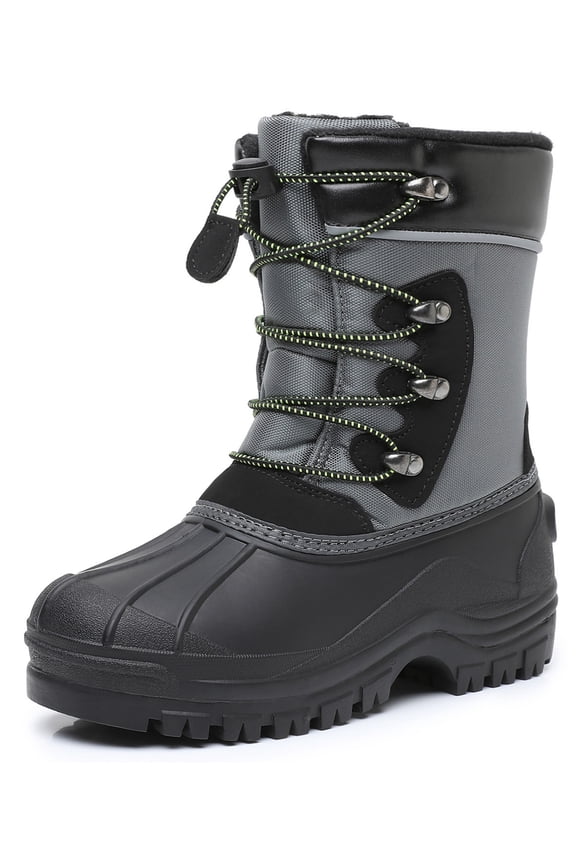 Kids Boys Girls Winter Snow Boots Waterproof Outdoor Insulated Snow Boots (Little Kid/Big Kid)