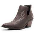 thumbnail image 1 of Apakowa Women’s Embroidery Western Ankle Cowgirl Boots, 1 of 8