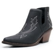 thumbnail image 1 of Apakowa Women’s Embroidery Western Ankle Cowgirl Boots, 1 of 8