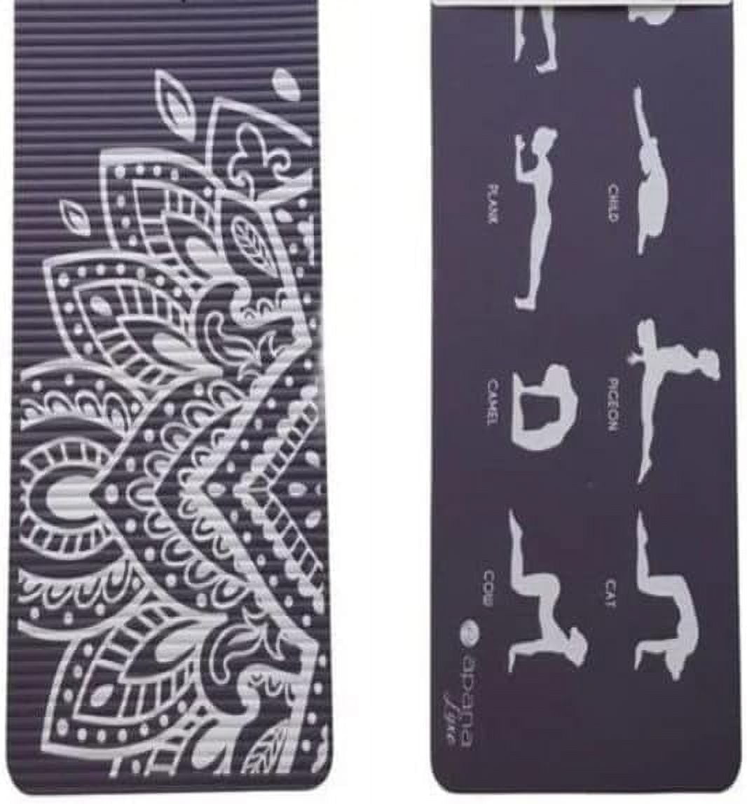 Apana Luxe Yoga Knee Mat 10" X 24" 10mm Thick Double Sided