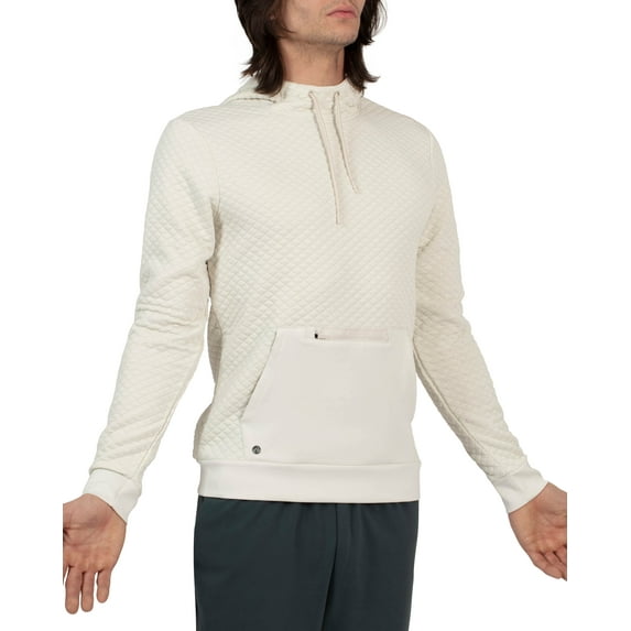 Apana Men's Hooded Sweatshirt Yoga and Fitness Pull On Ottoman Hoodie