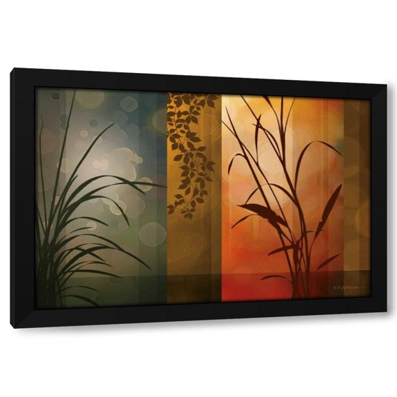Edward Aparicio 14x11 Black Modern Wood Framed Wall Art Titled - Dusk to Dawn