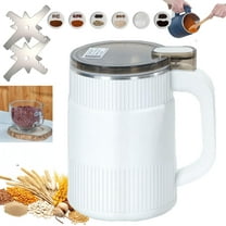 Aparntetit Large Capacity Electric Grinder for Home Use, Portable Mini Stainless Steel Electric Grain Grinder With 2 Blades, for Coffee Bean, Spices, Herbs, Nuts (B(With 2 Blades))