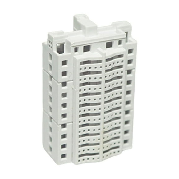 Apartment Building Model For Model Railroads Scenerys Craft Project Realistic Residential Design