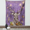thumbnail image 1 of Apartment Decor Wall Hanging Tapestry, Boho Hand Drawn Rein Deer with Gypsy Fashioned Elements on Antlers Unique Wild Creature, Bedroom Living Room Dorm Accessories, 40 X 60 Inches, by Ambesonne, 1 of 1