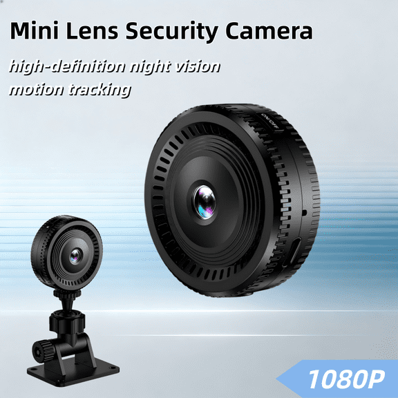 Apartment/Rental Mini Indoor Security Camera - HD Wireless APP Control (Video Only), Privacy-Friendly Compact Cam for Home Office Monitoring