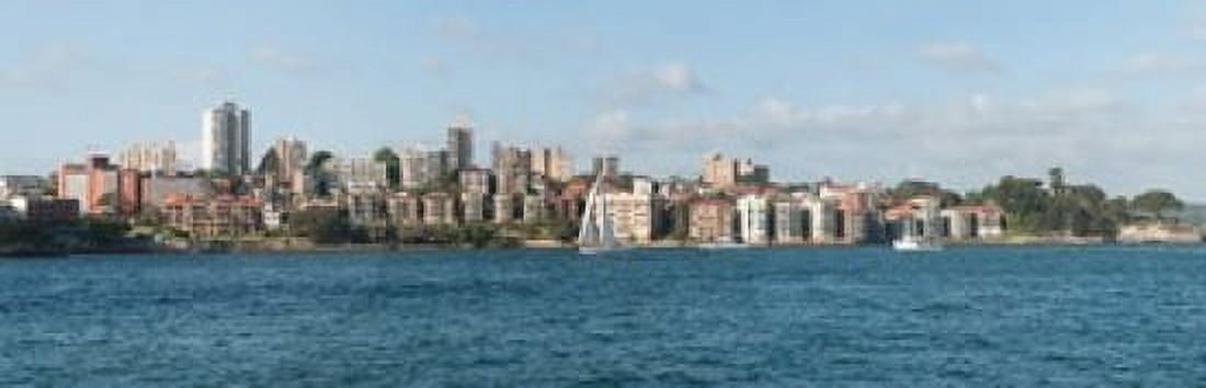Apartments and houses at the waterfront Waruda Street Kirribilli Avenue Kirribilli Sydney New South Wales Australia Canvas Art - Panoramic Images (36 x 12)