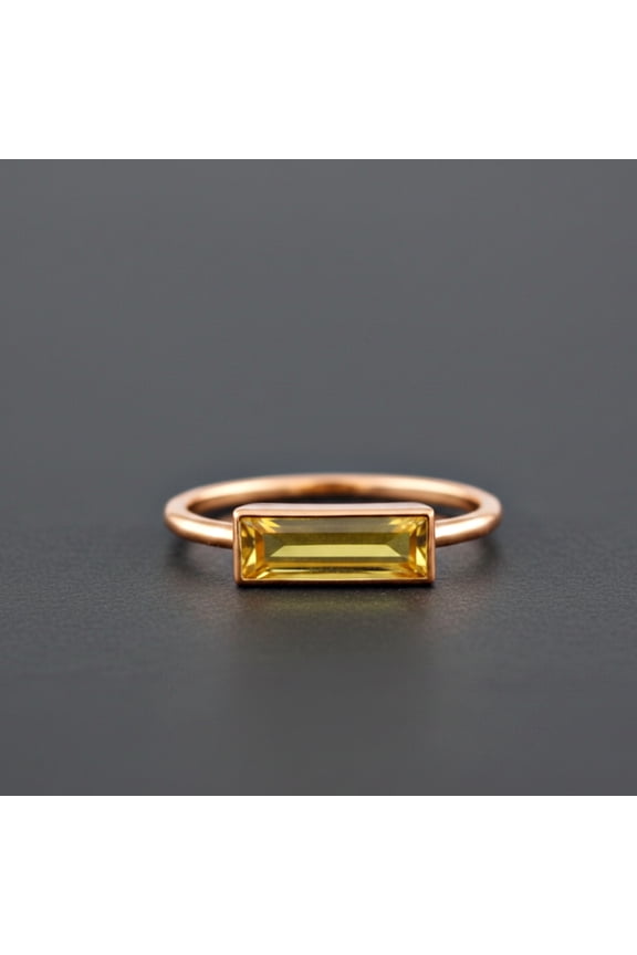 Apatite Quartz Statement Ring, Solid Pure Copper Jewelry, Cushion Cut Minimalist Handmade Ring