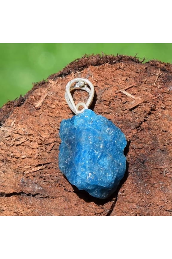 Apatite Raw Pendant