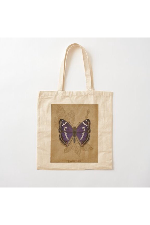 Apatura Iris Canvas Tote Bags, Reusable Shopping Bag