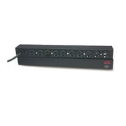 APC Rack Mount PDU, Basic 100V-120V/15A, 10 Outlets, 1U Horizontal AP9562