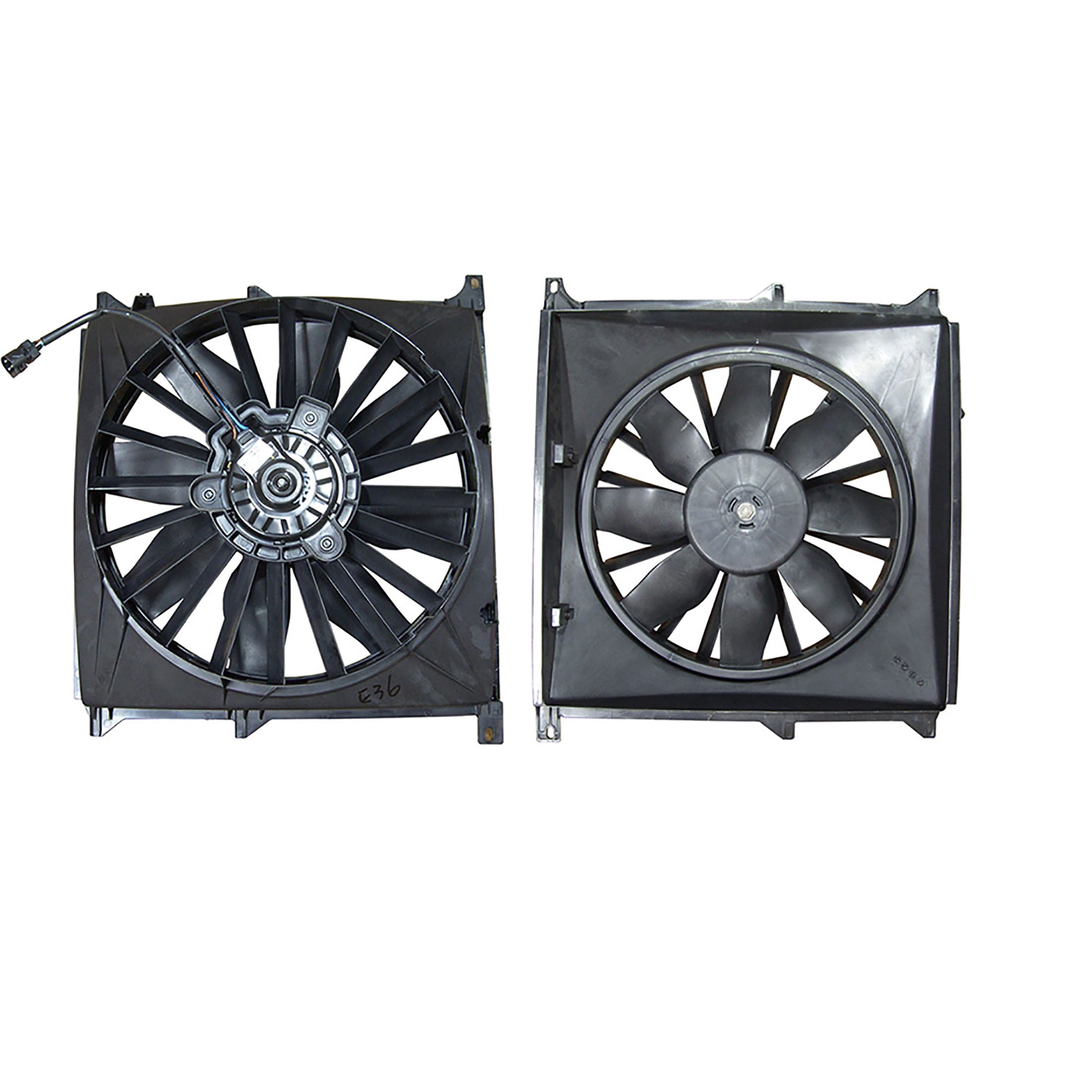 Agility Auto Parts 6013102 A/C Condenser Fan Assembly for BMW Specific Models