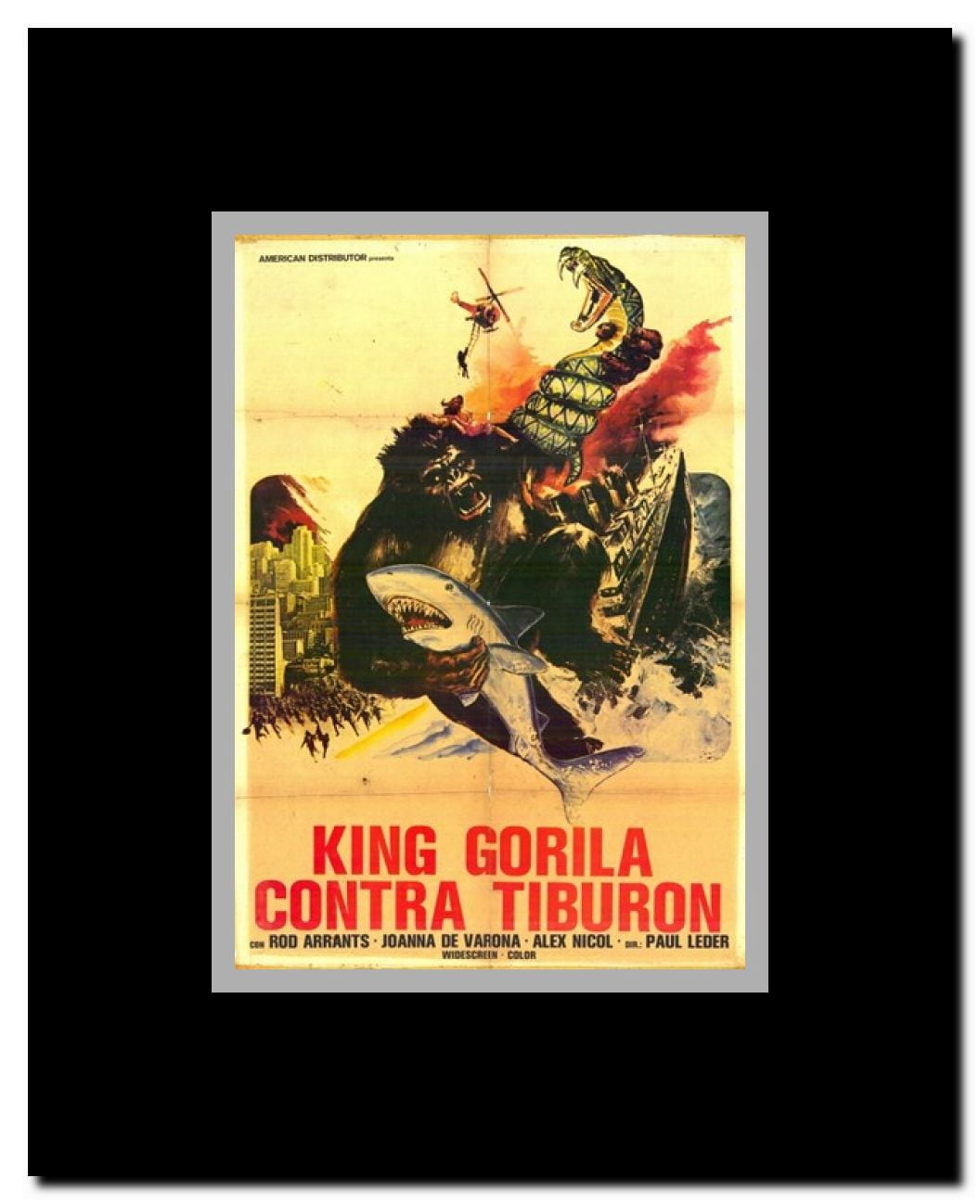 Ape Framed Movie Poster