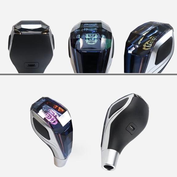 Apec's Crystal Shift knobs Touch Activated Ultra LED Light Illuminated Gear Shift Knob Fit Most Automatic Manual Vehicle Operated Shifter knobs Custom Gear Shift knob V12