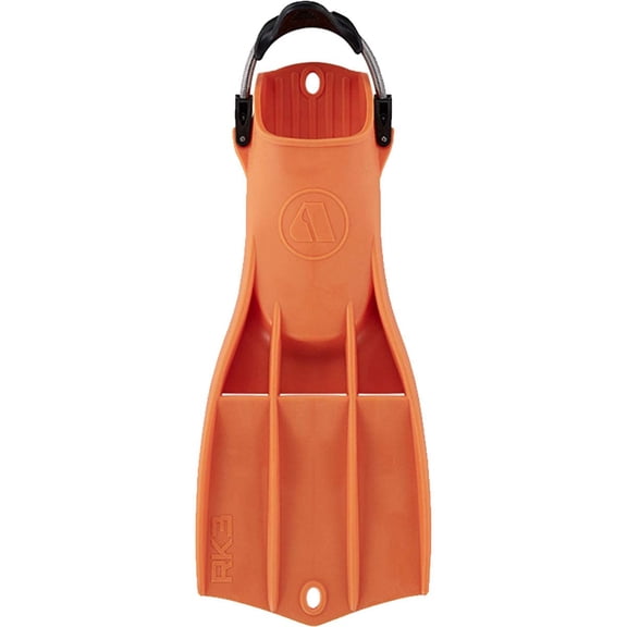 Apeks RK3 Military Rubber Fin with Adjustable Stainless Steel Spring Straps (Orange, Large/X-Large (Super))