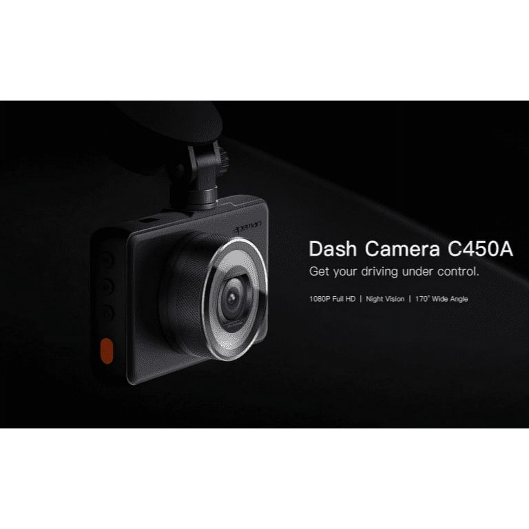 Apeman C450 C450 Dash Cam with 170° Field of View and 1080p Full