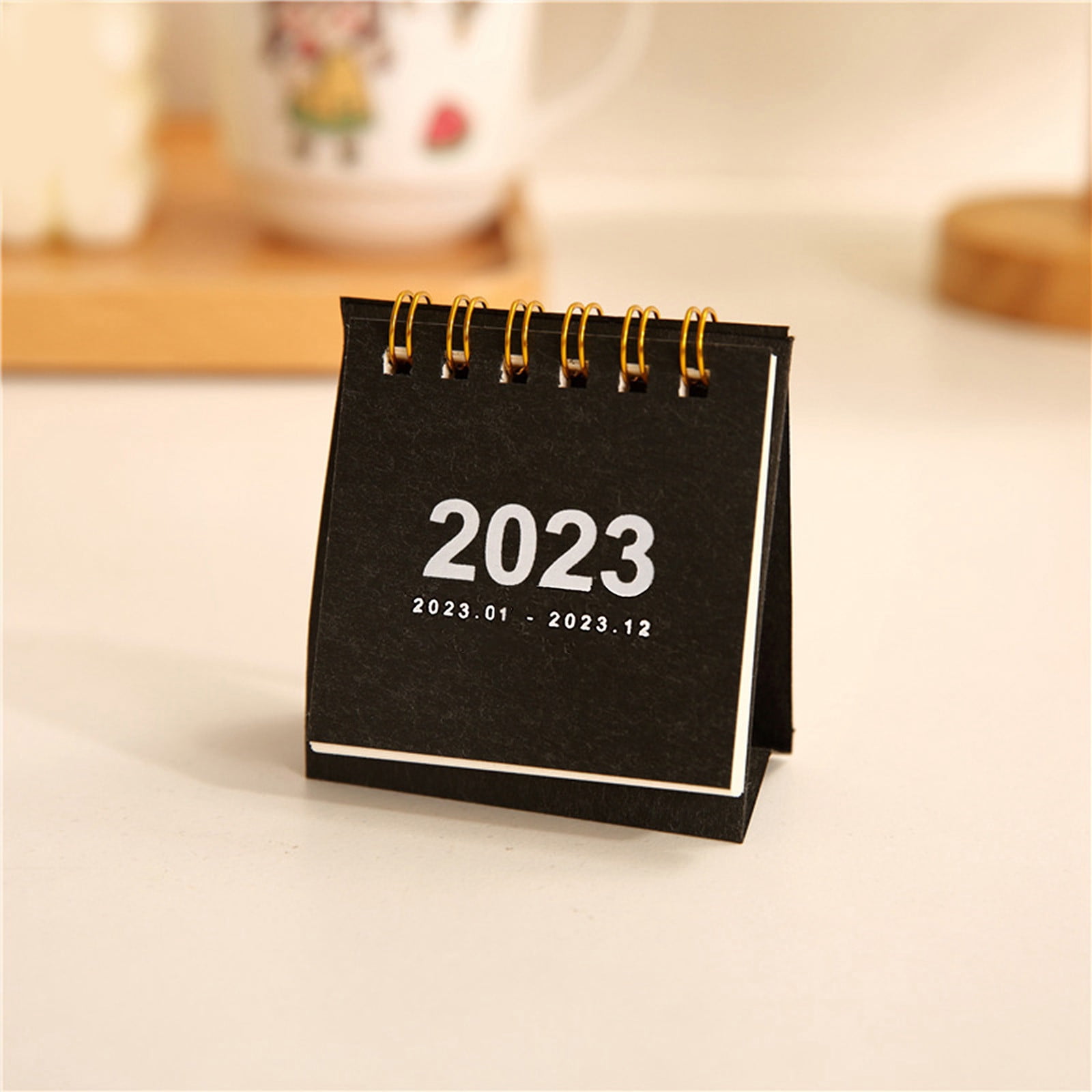 Apepal 2023 Mini Desk Calendar Desktop Standing Flip Monthly For School Home Office Schedule