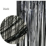 Apepal 3.3 X 6.6 Ft Foil F Ringe Curtains Party Decorations, T Insel Curtain B Ackdrop For Parties, Door Streamers