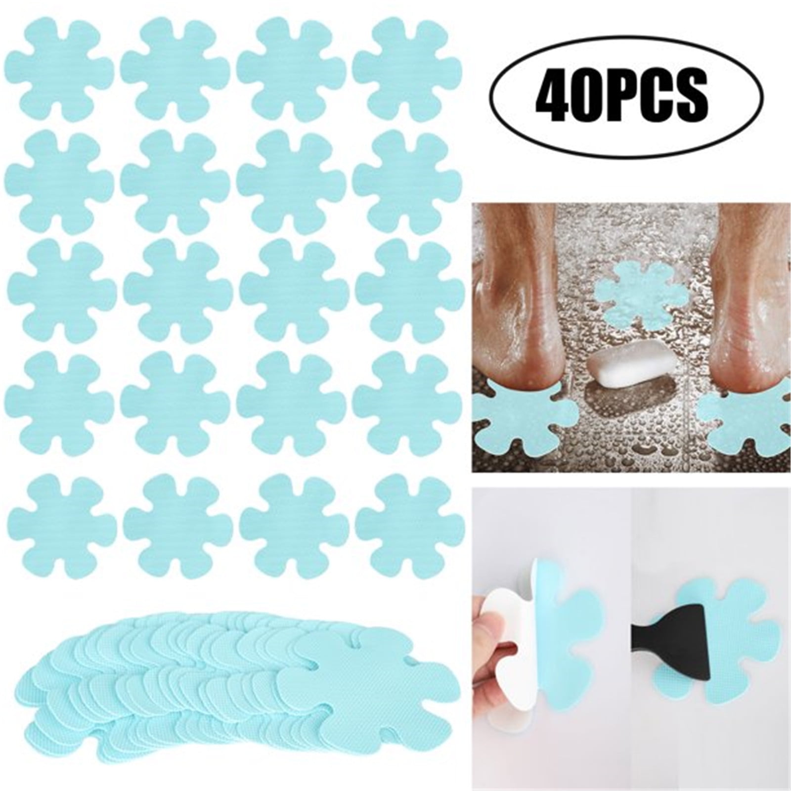 Apepal 40pcs Bathtub Stickers NonSlip,AntiSlip Shower Safety Treads