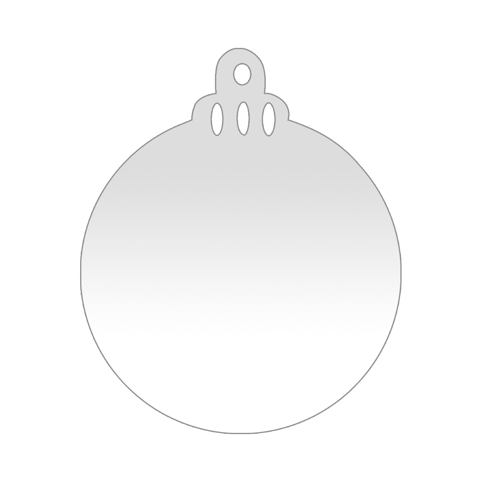 Apepal Black and Friday Deals Acrylic Christmas Tree Ornaments, Blanks Clear Acrylic Hanging