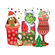 Apepal Christmas Decor Christmas Iron On Transfer Heat Transfer Design Sticker Iron On Vinyl Patches Iron On Transfer Paper For Clothing Hat Pillow Backpack DIY Craft Supplies Christmas Decor