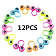 Apepal Christmas Gifts Toys Pack Of 12 /32 Eye Finger Puppets Wiggly Eye Finger Puppets Eye Finger Puppet Rings Eye Finger Toy For Kids, Random Color