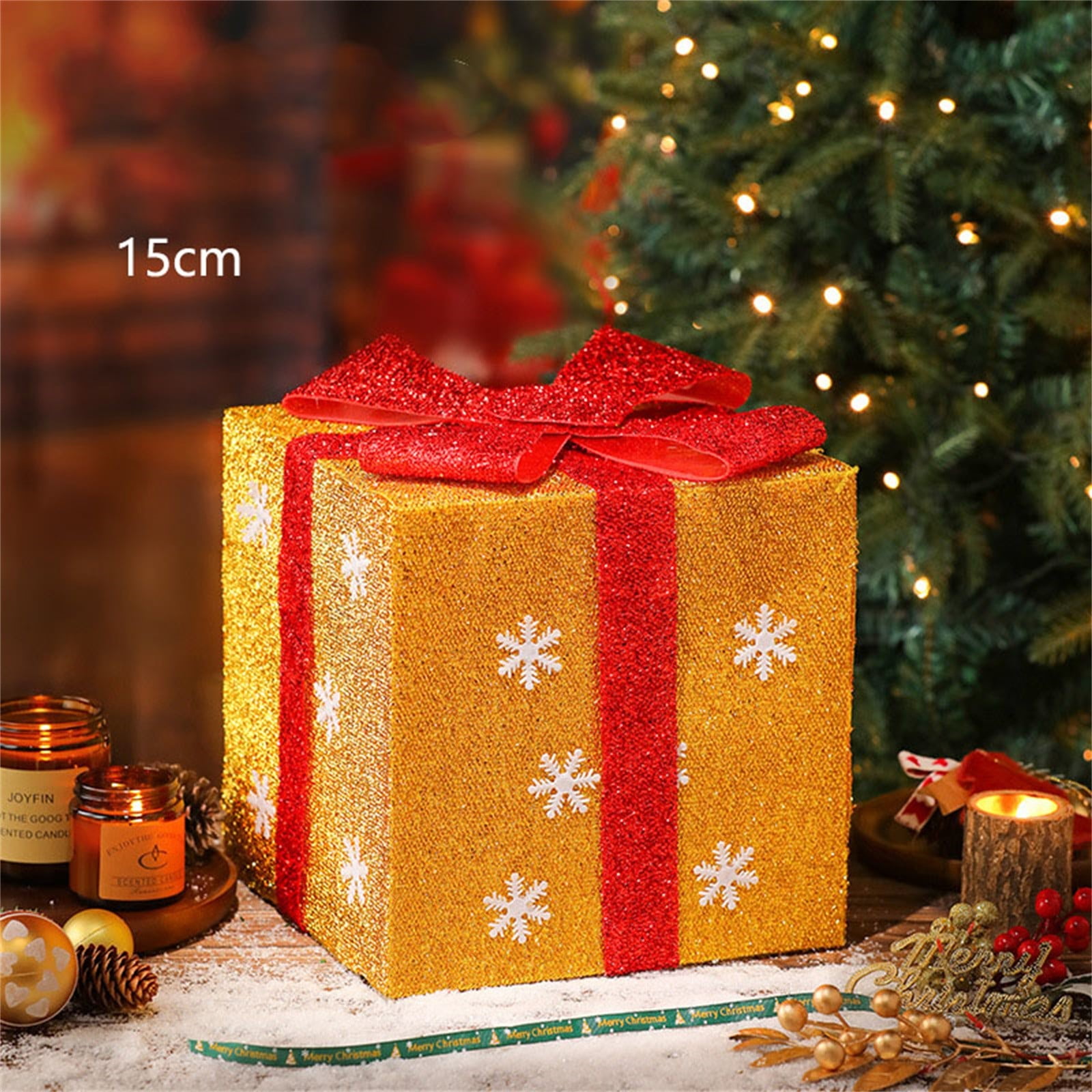 Apepal Christmas Tree Decorations Lighted Gift Boxes Indoor Outdoor