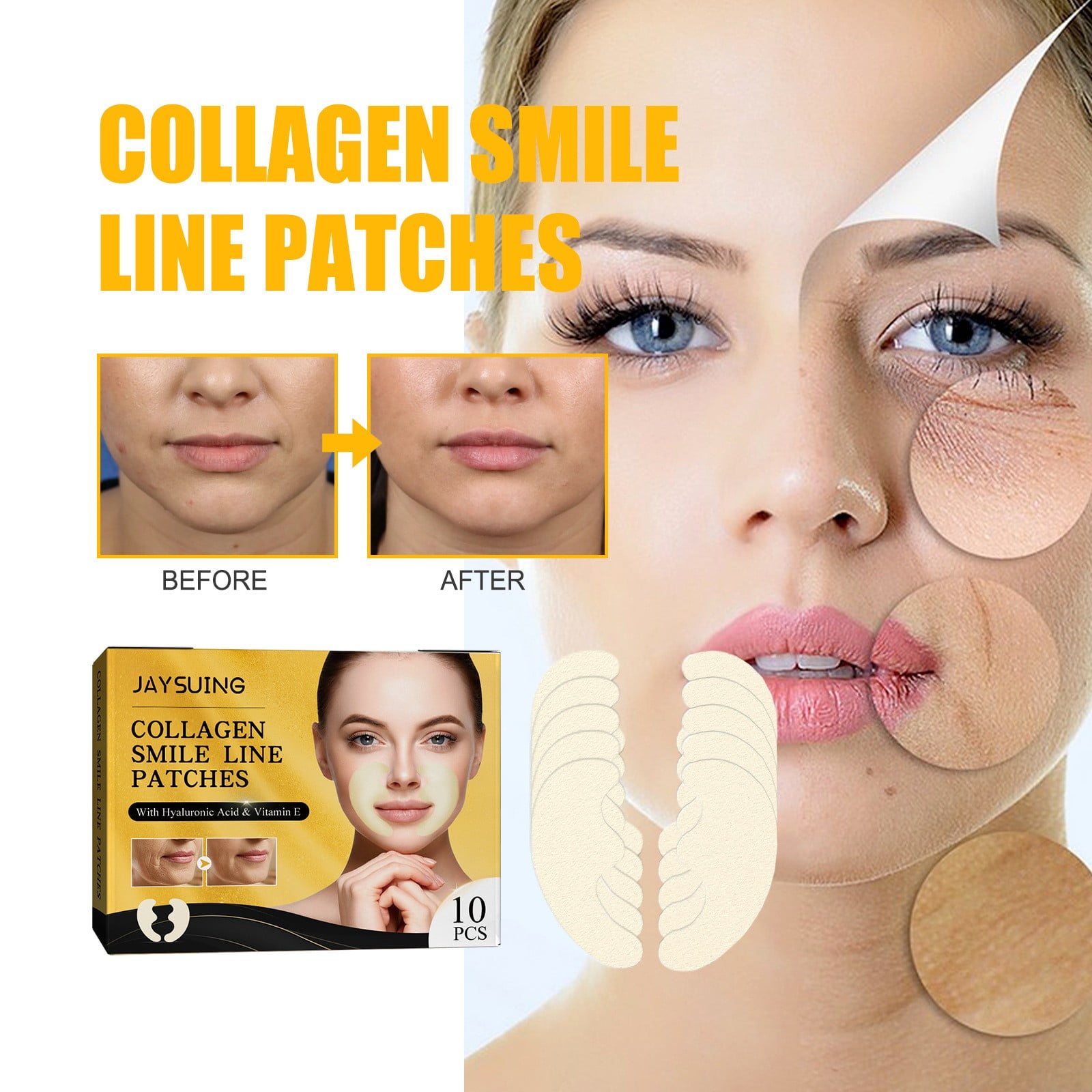 Apepal Collagen Smile Line Wrinkle Patches Facial Wrinkle Patches