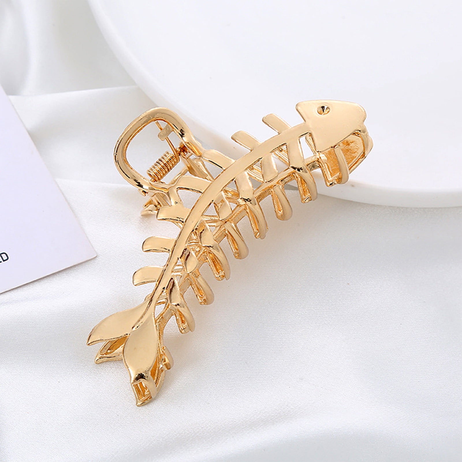 Apepal Creative And Fashionable Fishbone Clasp Clip For Hair