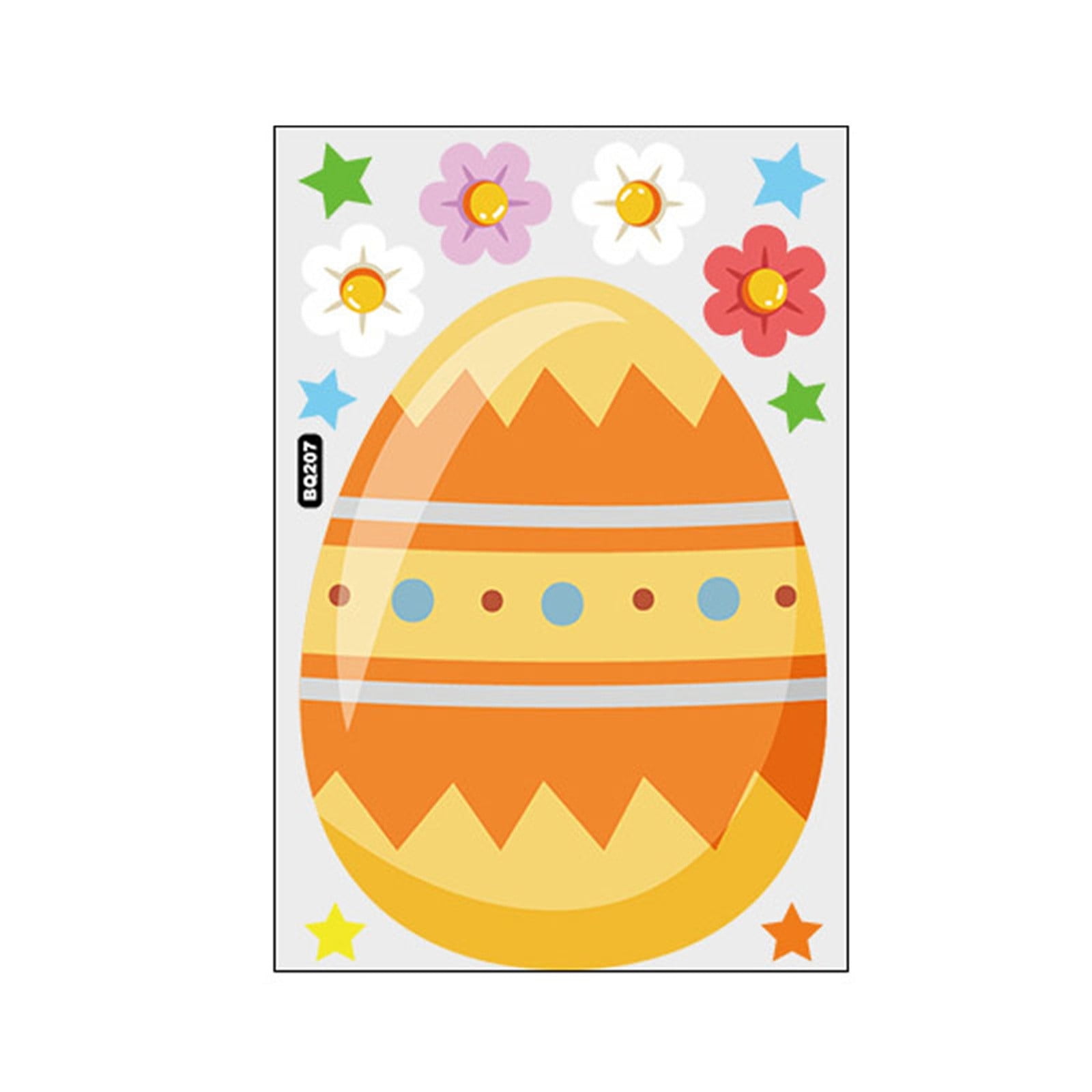 Apepal Easter Window Clings Easter Eggs Window Stickers Reusable Spring