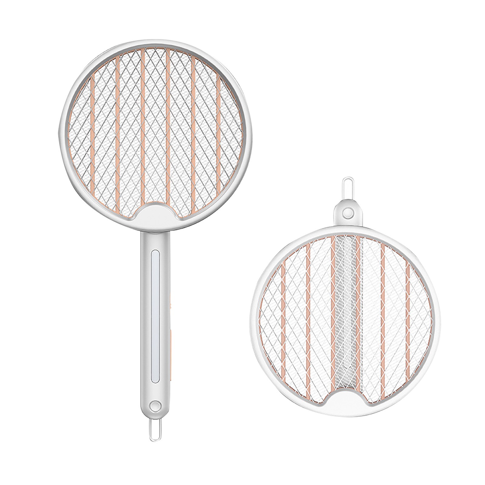 Apepal Electric Fly Swatter Zapper Racket With Hook And LED Light 2 In