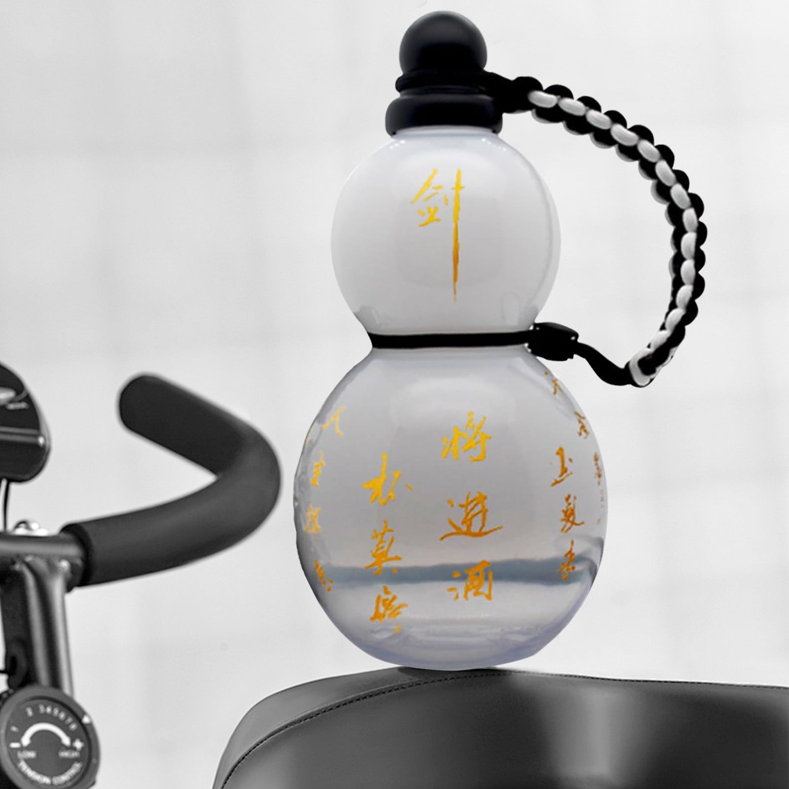 Apepal Gourd Water Bottle Gourd Style Clear Tritan Water Bottle Reusable Water Flask Screw Top