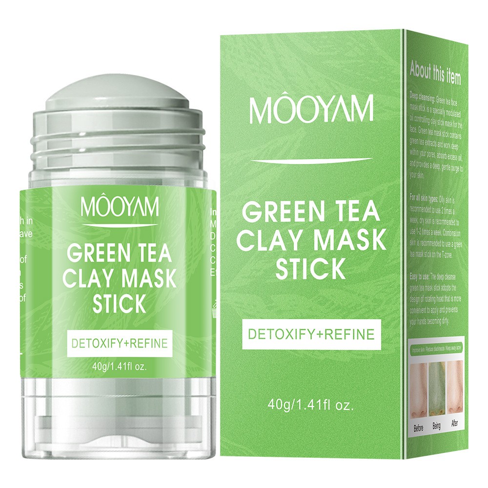 Apepal Green Tea Mask Stick Non Porous Deep Cleansing Green Tea Mask