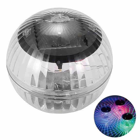 Apepal Home Decor 4inch Solar Powered Floating Ball Pond Light, Outdoor Pool Ball Lamp 7 Color Changing LED Night Light, Water Drift Lamp Floating Light Multi-color One Size
