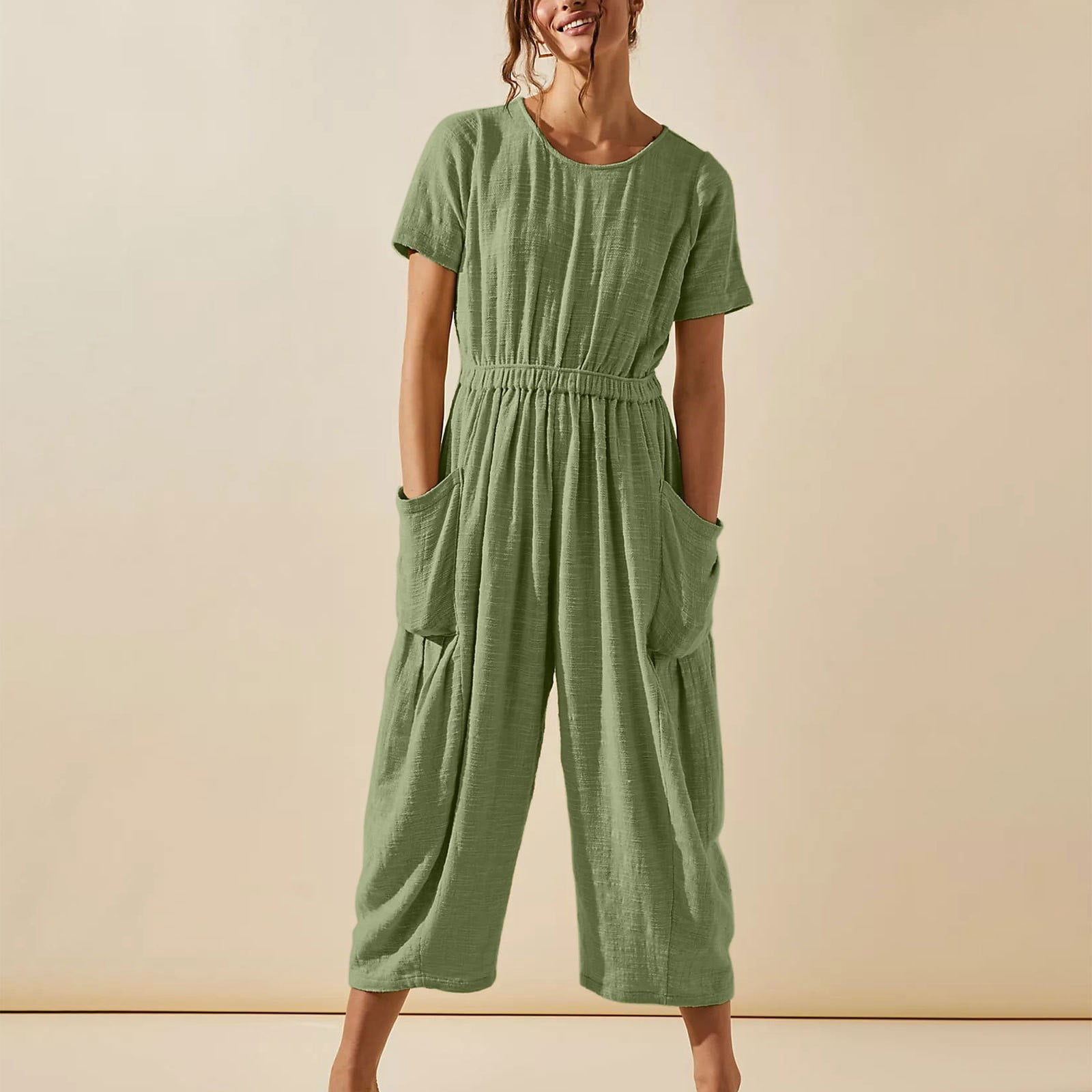 Apepal Jumpsuits for Women 2024 Casual Summer Rompers Women's ...