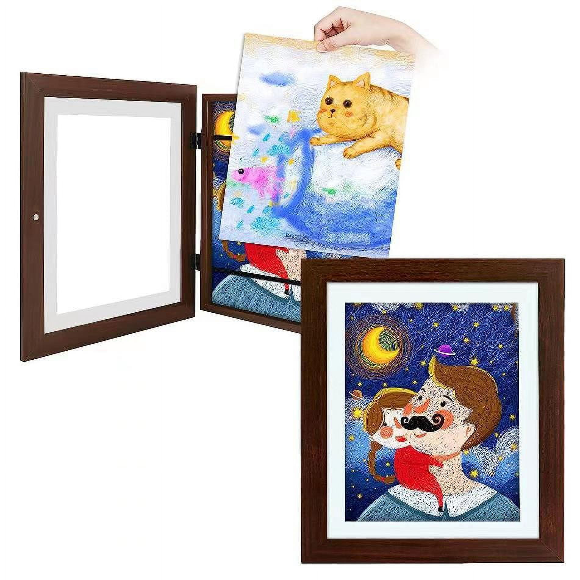 Apepal Kids Artwork Picture Frame Kids Art Frames Front Opening And