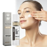 Apepal Makeup for Women Sunscreen Face Whitening SPF50 Clear Sunscreen Sweatproof Waterproof Antioxidant VitaminC Vegan Free,50ML