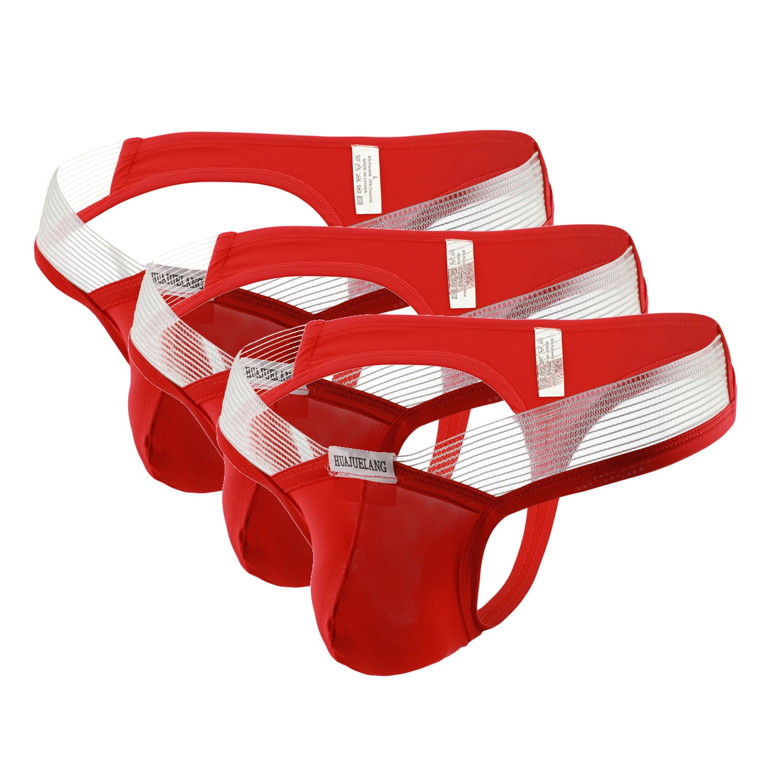 Apepal Men'S Underwear Men'S Bikini Briefs Printed Low Waist Sexy Men'S