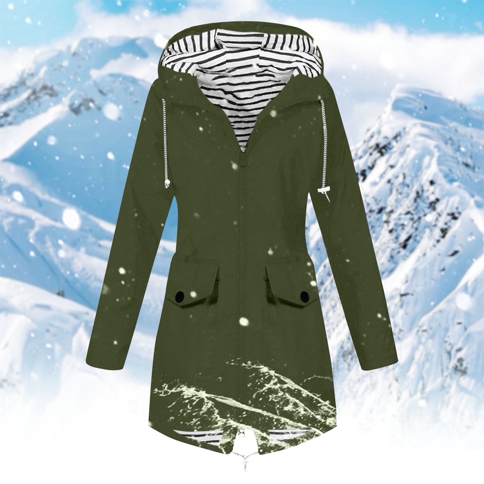Apepal Raincoats for Women with Hood Lightweight Waterproof Coats